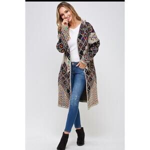 Northern Angel Rainbow Aztec Duster